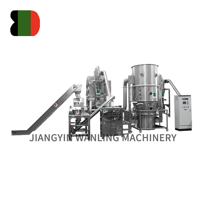 WFL Granule de cacao care face granulator de pat fluid