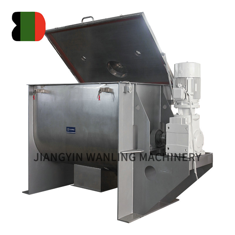 Mașină de mixer de panglică de tip mixer de amestec de tip orizontal sălbatic